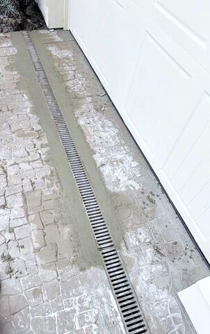TrenchDrain System Solves Garage Water Leakage in Bluffton, SC - After Photo