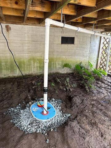 Permanent Crawl Space Solution: Upgrading to the SmartSump Pump System in Beaufort, SC - After Photo