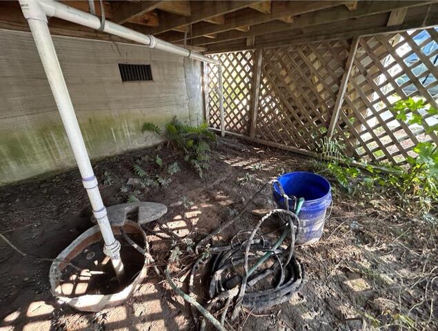 Permanent Crawl Space Solution: Upgrading to the SmartSump Pump System in Beaufort, SC - Before Photo