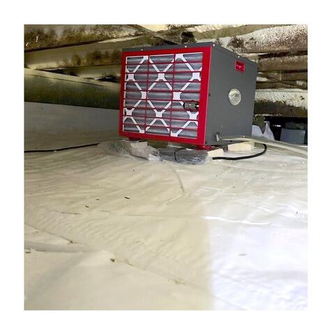 Musty & Humid Crawl Space Transformation in Sylvania, GA - After Photo