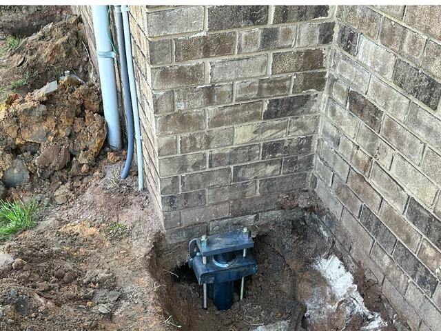 Push Pier installed in Perry, GA - After Photo