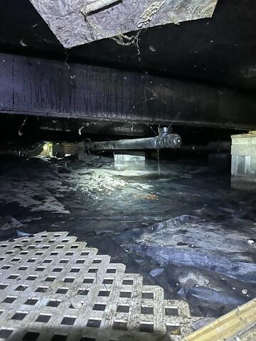 Ultimate Crawl Space Solution: CleanSpace and SaniDry Sedona Installation in Rincon, GA - Before Photo