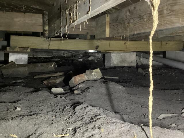 Crawlspace Transformation in Woodbine, GA - Before Photo