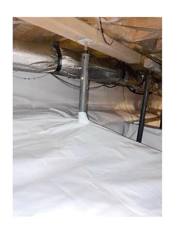 Wet and Humid Crawl Space Repair in Tyrone, GA - After Photo