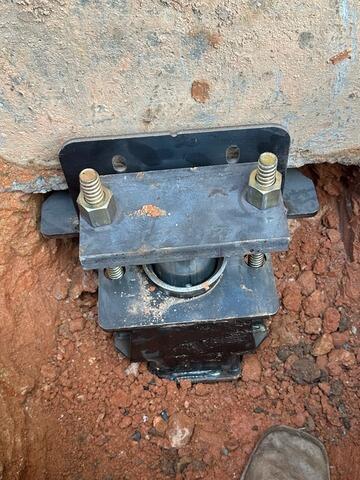 Sinking Front Porch Stabilized in Covington,  GA
