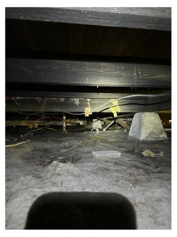 SmartJack Crawl Space Support System Installation in Clyo, GA - Before Photo