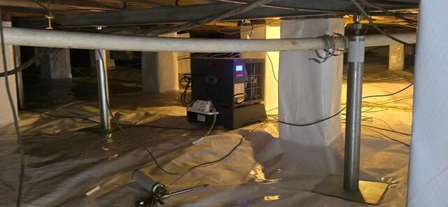 Crawlspace Transformation in Orangeburg, SC