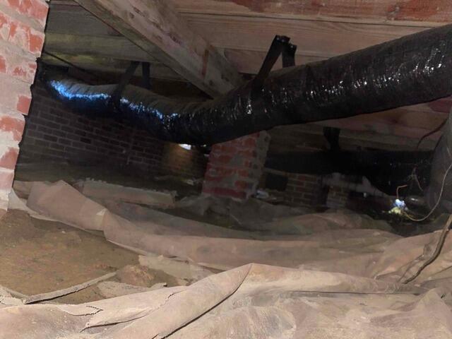 Crawlspace Transformation in Orangeburg, SC