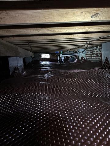 Vapor Barrier installed in Brunswick, GA