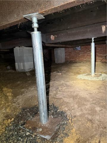 New Supports Under Home in Wadley, GA - After Photo