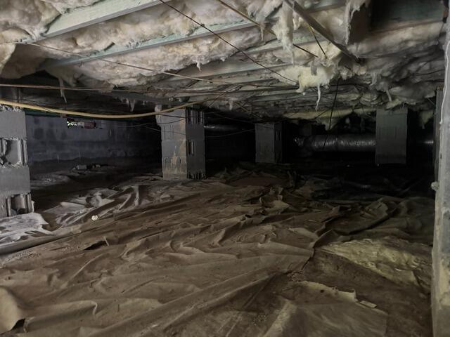Moisture Damagd Crawl Space Repair in Statesboro, GA - Before Photo