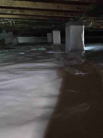 Crawlspace Transformation in Statesboro, GA