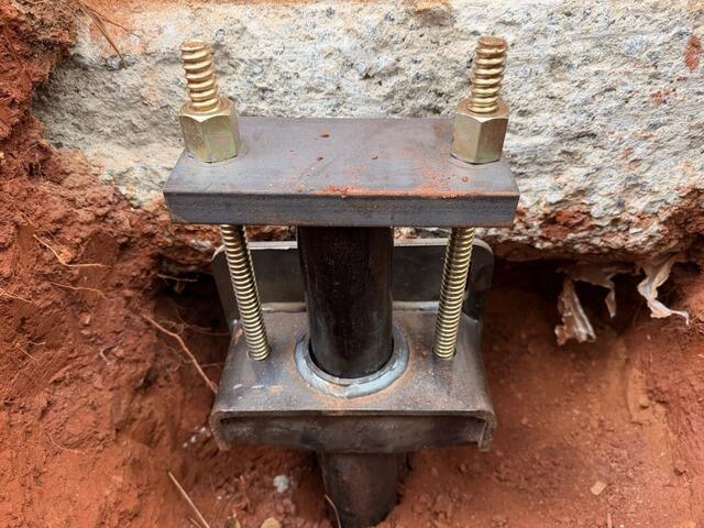 Helical Pier installed in Hamilton, GA