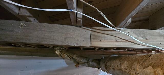 Main Beam Stabilized in Statesboro, GA - Before Photo