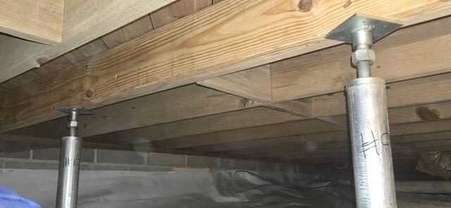 Main Beam Stabilized in Statesboro, GA - After Photo