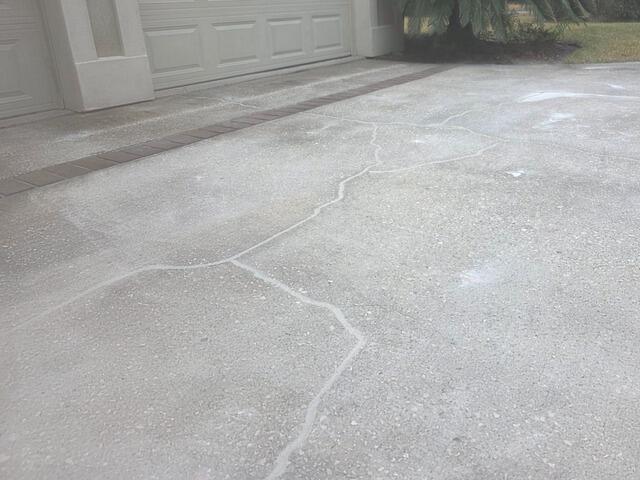 Driveway Renewed with Polylevel on Hilton Head Island, SC