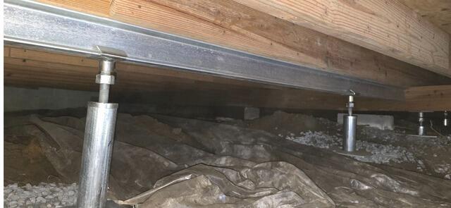 Sagging Floor Stabilized in Alma, GA - After Photo