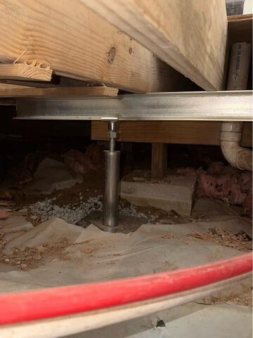 Floor Joist Supported on Hilton Head Island, SC - After Photo