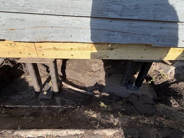 New Rim Joist and Concentric Pier Installed in Glennville, GA - After Photo