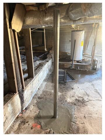 Sagging Main Beam Stabilized in Kathleen, GA