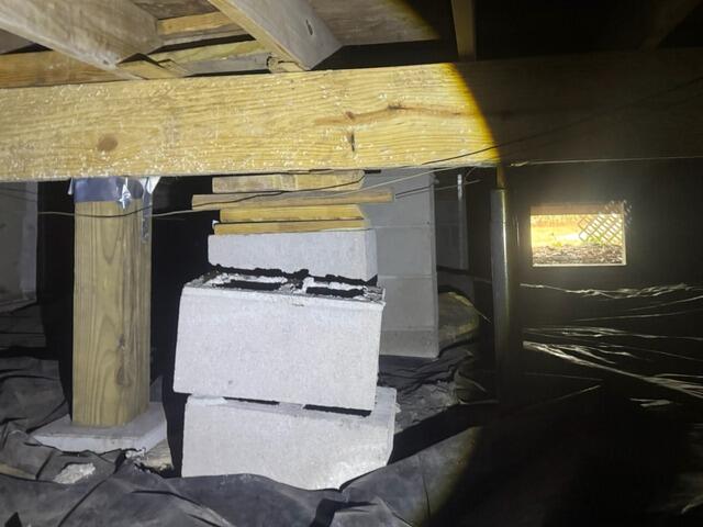 Settling Main Beam Stabilized in Townsend, GA