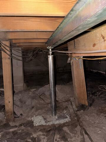 Settling Main Beam Stabilized in Townsend, GA