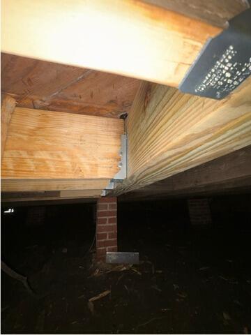 Joist Repaired in Brunswick, GA - After Photo