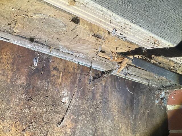 Joist Repaired in Brunswick, GA - Before Photo