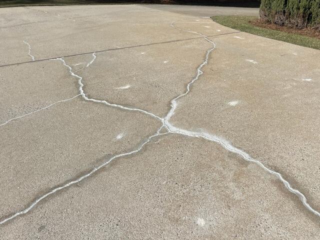 Cracked Driveway Repaired in Gray, GA