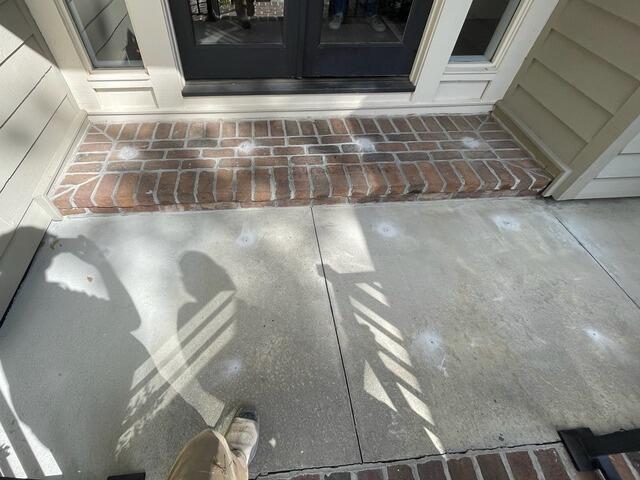 Concrete Leveling in Hilton Head Island, SC - Before Photo