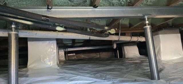 Crawlspace Transformation in Okatie, SC