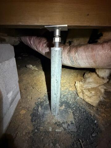 Main Beam Stabilized in Kingsland, GA - After Photo