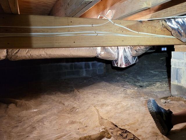 Main Beam Stabilized in Peachtree City, GA - Before Photo