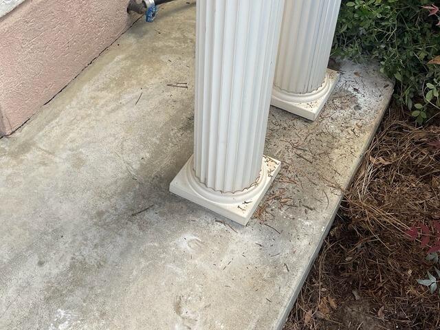 Sinking Front Porch Stabilized in Ellabell, GA - After Photo