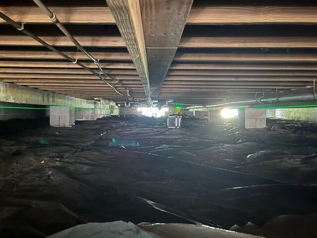 Main Beam With No Supports Stabilized in Hortense, GA