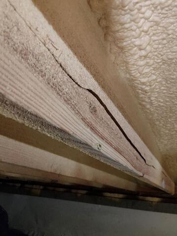 Cracked Floor Joist Replaced in Beaufort, SC