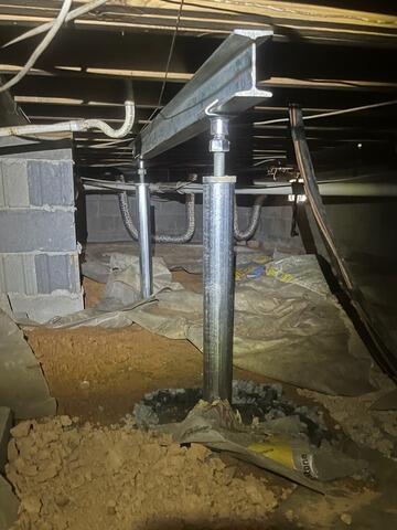 Sagging Floors Fortified in Milner, GA