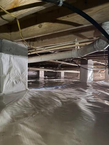 CleanSpace Encapsulation Mitigating Ground Water in Garfield, GA - After Photo