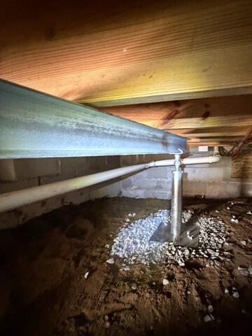 Separated Floor Joist Supported in Mount Pleasant, SC
