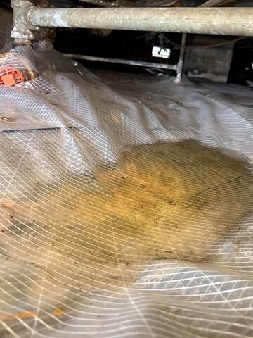 Standing Water in a Crawl Space Fixed in Shiloh, GA - Before Photo