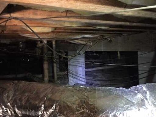 Buckling Floor Issue Solved in Fort Moore, GA - Before Photo