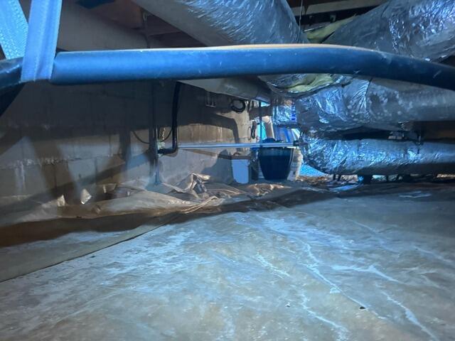 Crawl Space Fully Protected in Kathleen, GA - Before Photo