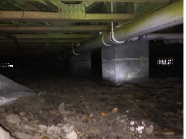 Floor Stabilized in Shelton, SC - Before Photo