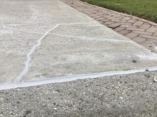 Sunken and Cracked Concrete in Bluffton, SC