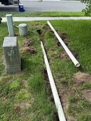 Diverting Water Away From Home in Rincon, GA