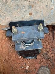 Sinking Front Porch Stabilized in Covington,  GA