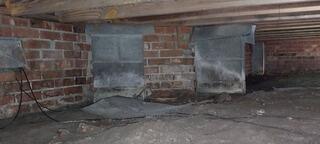 Crawlspace Transformation in Garnett, SC