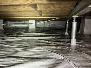 Crawlspace Transformation in Garnett, SC