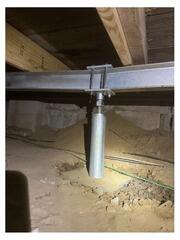 Sagging Floor Problem Solved With SmartJack Support Posts in Cochran, GA