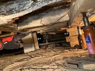 Sagging Floors and Excess Moisture Eliminated in Reevesville, SC